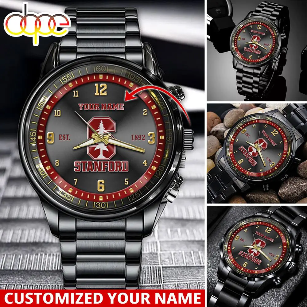 jwfancy stanford cardinal ncaa personalized sport watch gift for fans for this season pntka