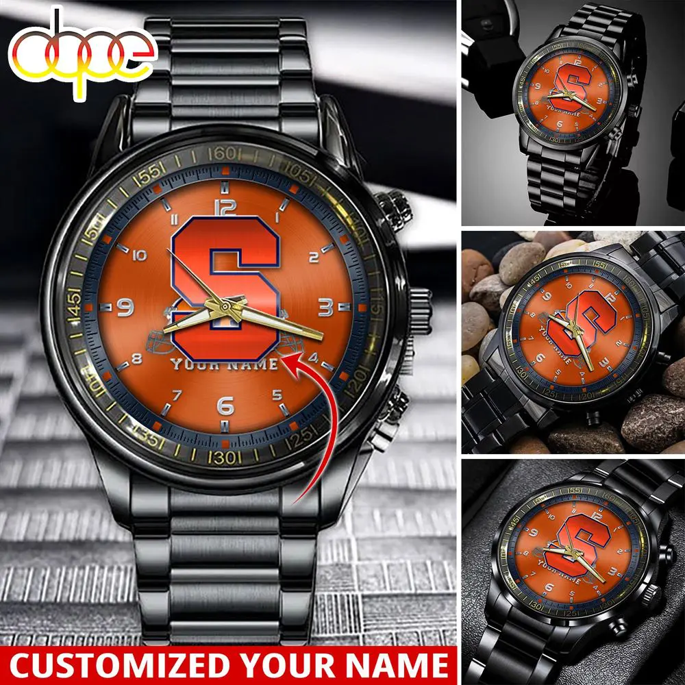 jwfancy syracuse orange ncaa personalized sport watch gift for fans for this season xnjof