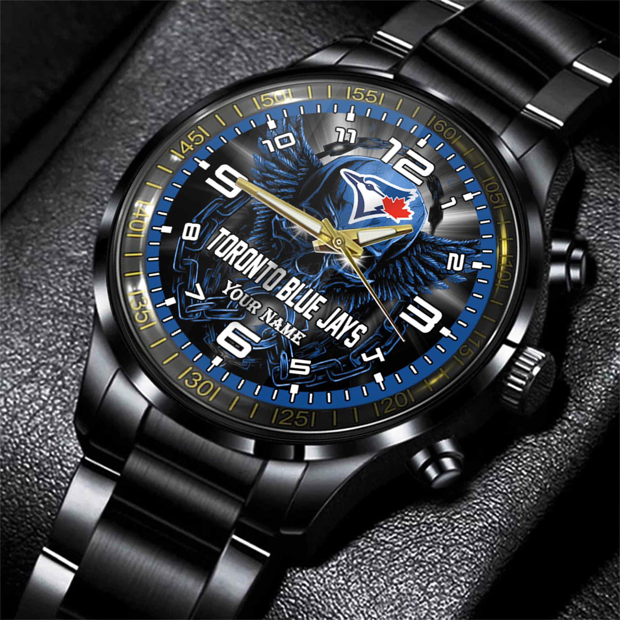 jwfancy toronto blue jays mlb men hand watch personalized gift for fans hemqn