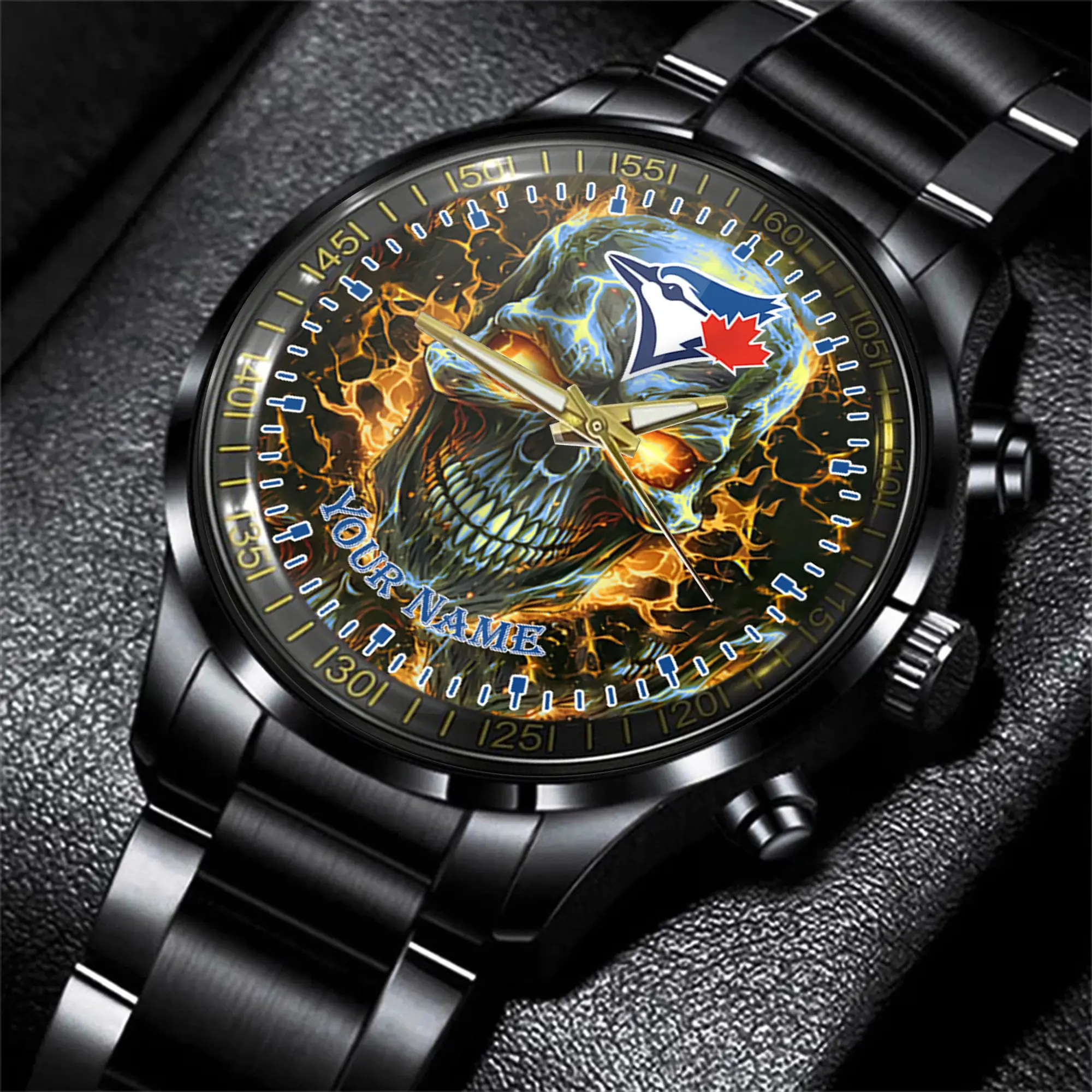 jwfancy toronto blue jays mlb men hand watch personalized gift for fans szpnc
