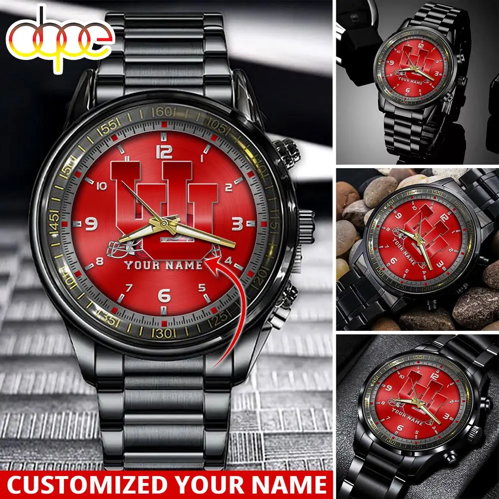 jwfancy utah utes ncaa personalized sport watch gift for fans for this season wl89e