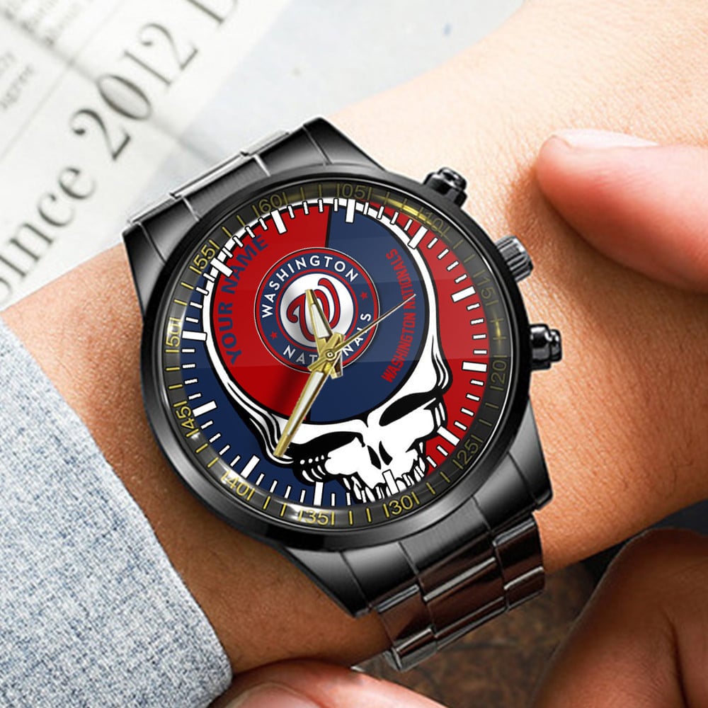 jwfancy washington nationals mlb men hand watch personalized gift for fans hkmrc