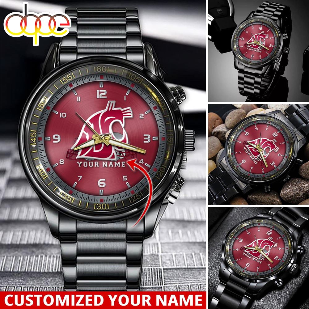 jwfancy washington state cougars ncaa personalized sport watch gift for fans for this season 3yivs