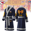 kansas city chiefs nfl personalized fleece bathrobe bkdpl