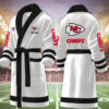kansas city chiefs nfl personalized fleece bathrobe dw1tn