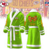 kansas city chiefs nfl personalized fleece bathrobe hrirr