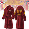 kansas city chiefs nfl personalized fleece bathrobe jmvcx