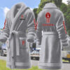 kenworth motocycles personalized fleece bathrobe csdwr