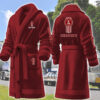 kenworth motocycles personalized fleece bathrobe ttrrd