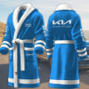 kia motocycles personalized fleece bathrobe mx0gq