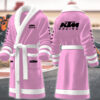 ktm motocycles personalized fleece bathrobe 0h4lo