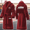 ktm motocycles personalized fleece bathrobe dbv7h