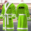 ktm motocycles personalized fleece bathrobe kjv7r