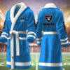 las vegas raiders nfl personalized fleece bathrobe 2rerc