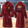 los angeles lakers nba personalized fleece bathrobe dwmea