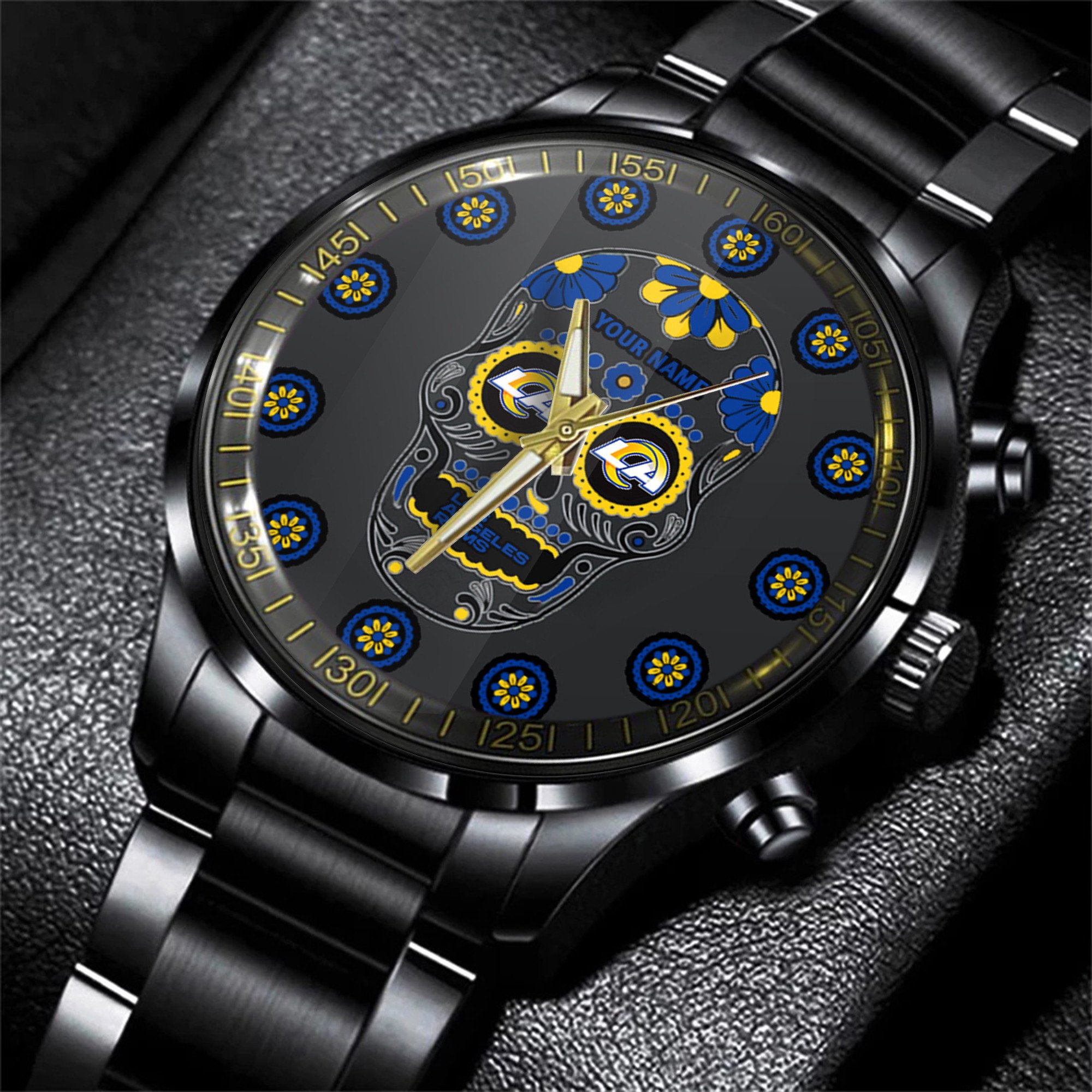 los angeles rams nfl men hand watch personalized gift for fans lhler