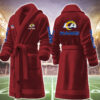 los angeles rams nfl personalized fleece bathrobe o6utr