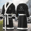 mercedes benz motocycles personalized fleece bathrobe c6qsg
