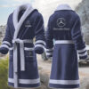 mercedes benz motocycles personalized fleece bathrobe xptec