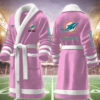 miami dolphins nfl personalized fleece bathrobe bqgwx
