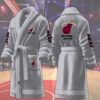 miami heat nba personalized fleece bathrobe rpvzg
