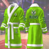 milwaukee bucks nba personalized fleece bathrobe s9trr