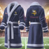 minnesota vikings nfl personalized fleece bathrobe 1iklv