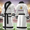 minnesota vikings nfl personalized fleece bathrobe gxeqj