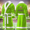 minnesota vikings nfl personalized fleece bathrobe uwal7