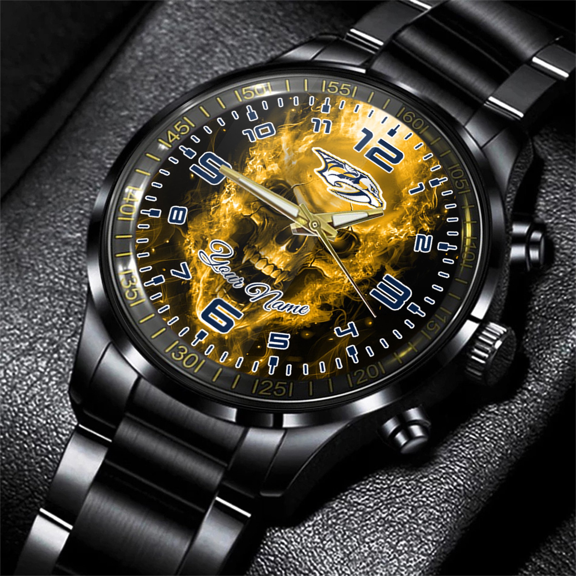 nashville predators nhl personalized style hand watch gift for fans uy6ex