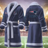 new england patriots nfl personalized fleece bathrobe ex9th