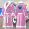 new holland motocycles personalized fleece bathrobe popmp