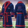 new york giants nfl personalized fleece bathrobe uyyrs