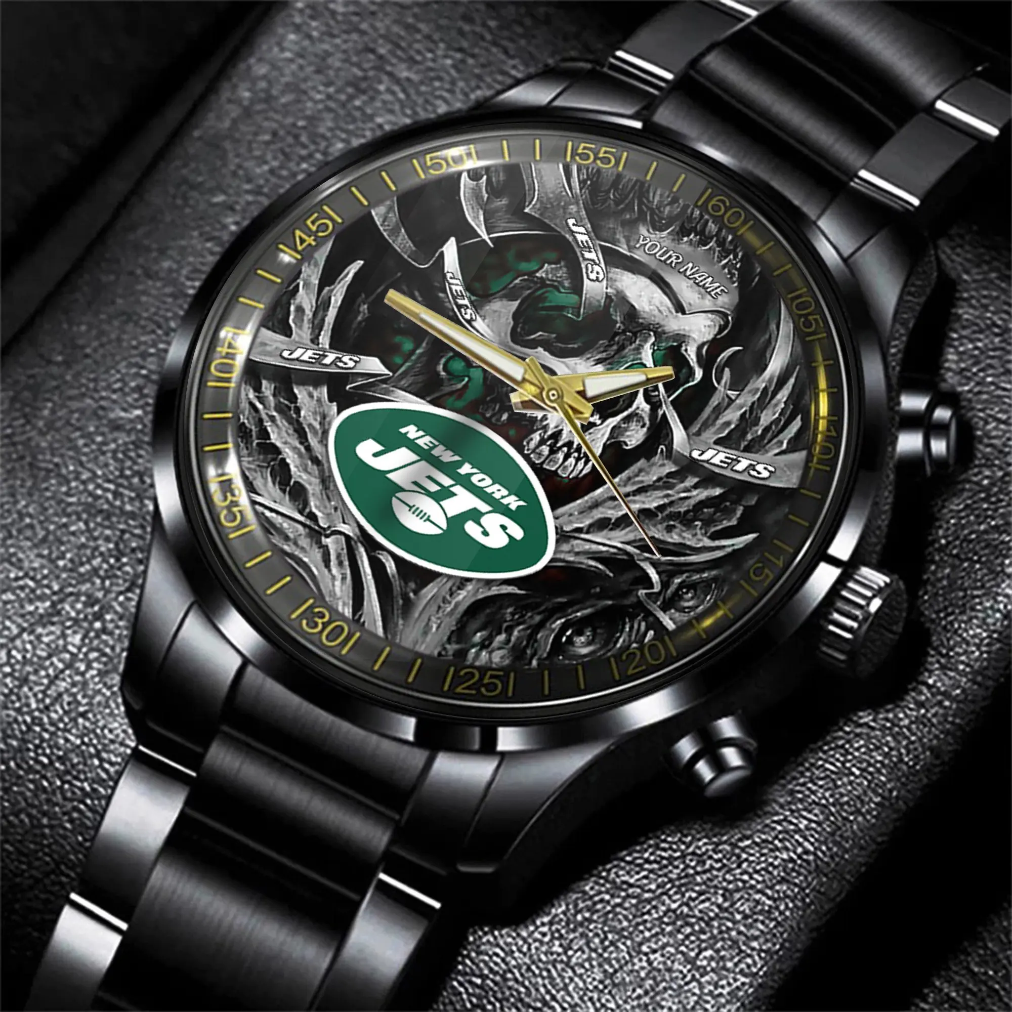 new york jets nfl men hand watch personalized gift for fans n8hxm