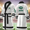 new york jets nfl personalized fleece bathrobe nvgpr