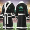 new york jets nfl personalized fleece bathrobe pqepe