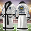 notre dame fighting irish ncaa fleece bathrobe anmom