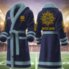 notre dame fighting irish ncaa fleece bathrobe efg35