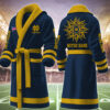 notre dame fighting irish ncaa fleece bathrobe lkgui