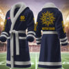 notre dame fighting irish ncaa fleece bathrobe pfn03