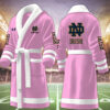 notre dame fighting irish ncaa personalized fleece bathrobe 0anbz