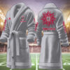 ohio state buckeyes ncaa personalized fleece bathrobe b0fyd