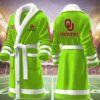 oklahoma sooners ncaa personalized fleece bathrobe xyo33
