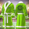 oregon ducks ncaa personalized fleece bathrobe v24kc
