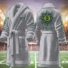 oregon ducks ncaa personalized fleece bathrobe wztmx