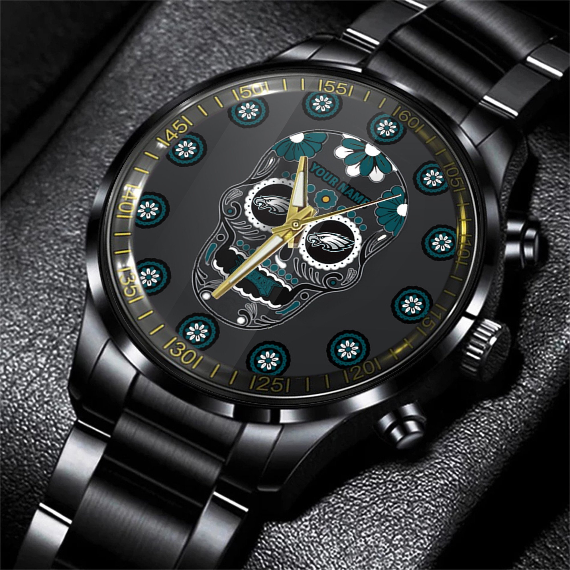philadelphia eagles nfl men hand watch personalized gift for fans abvsx