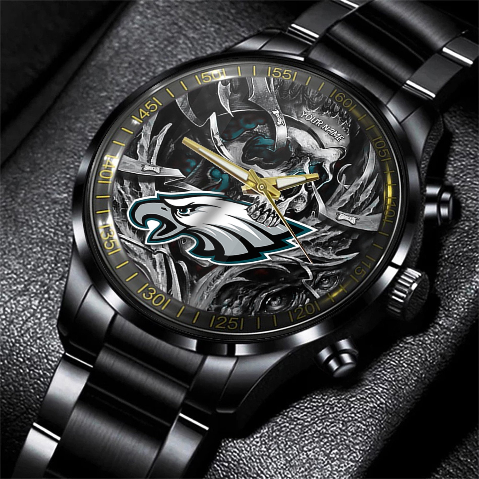 philadelphia eagles nfl men hand watch personalized gift for fans yoy5j