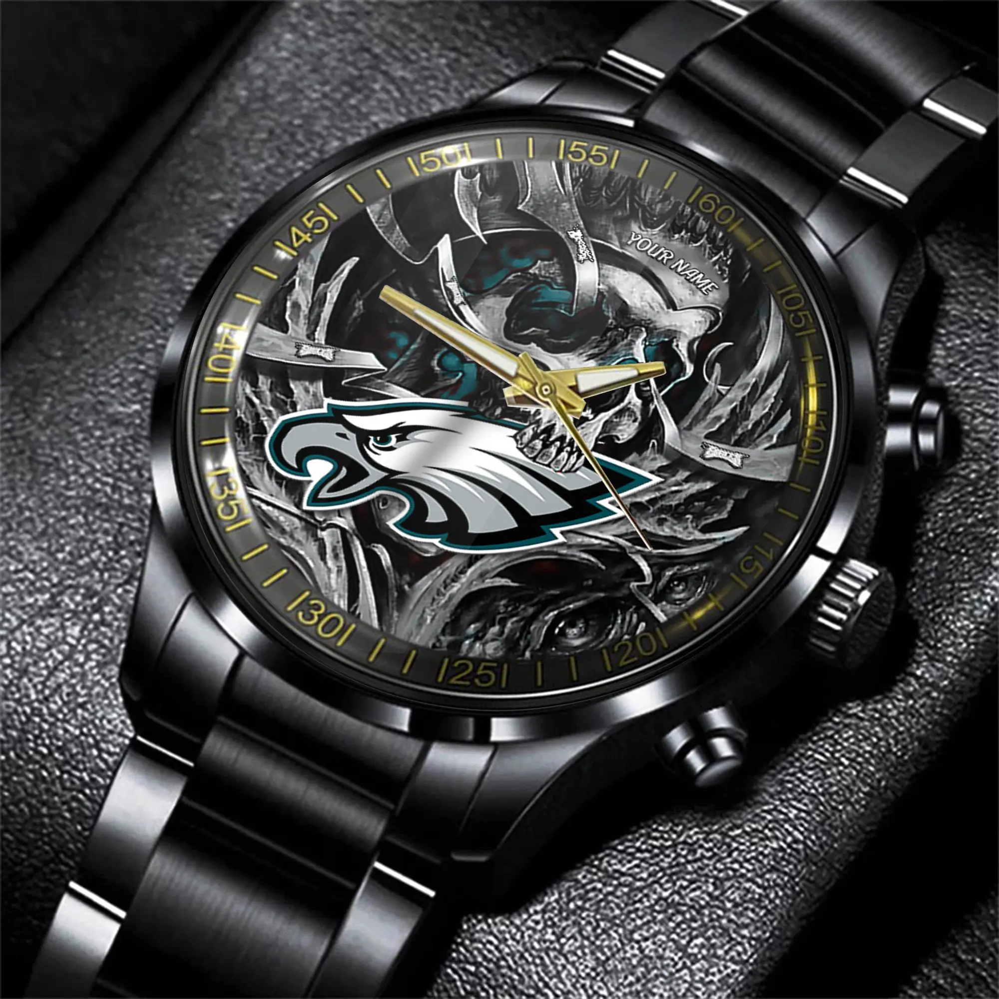 philadelphia eagles nfl men hand watch personalized gift for fans yoy5j