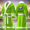philadelphia eagles nfl personalized fleece bathrobe osqkv
