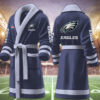 philadelphia eagles nfl personalized fleece bathrobe yxhx4